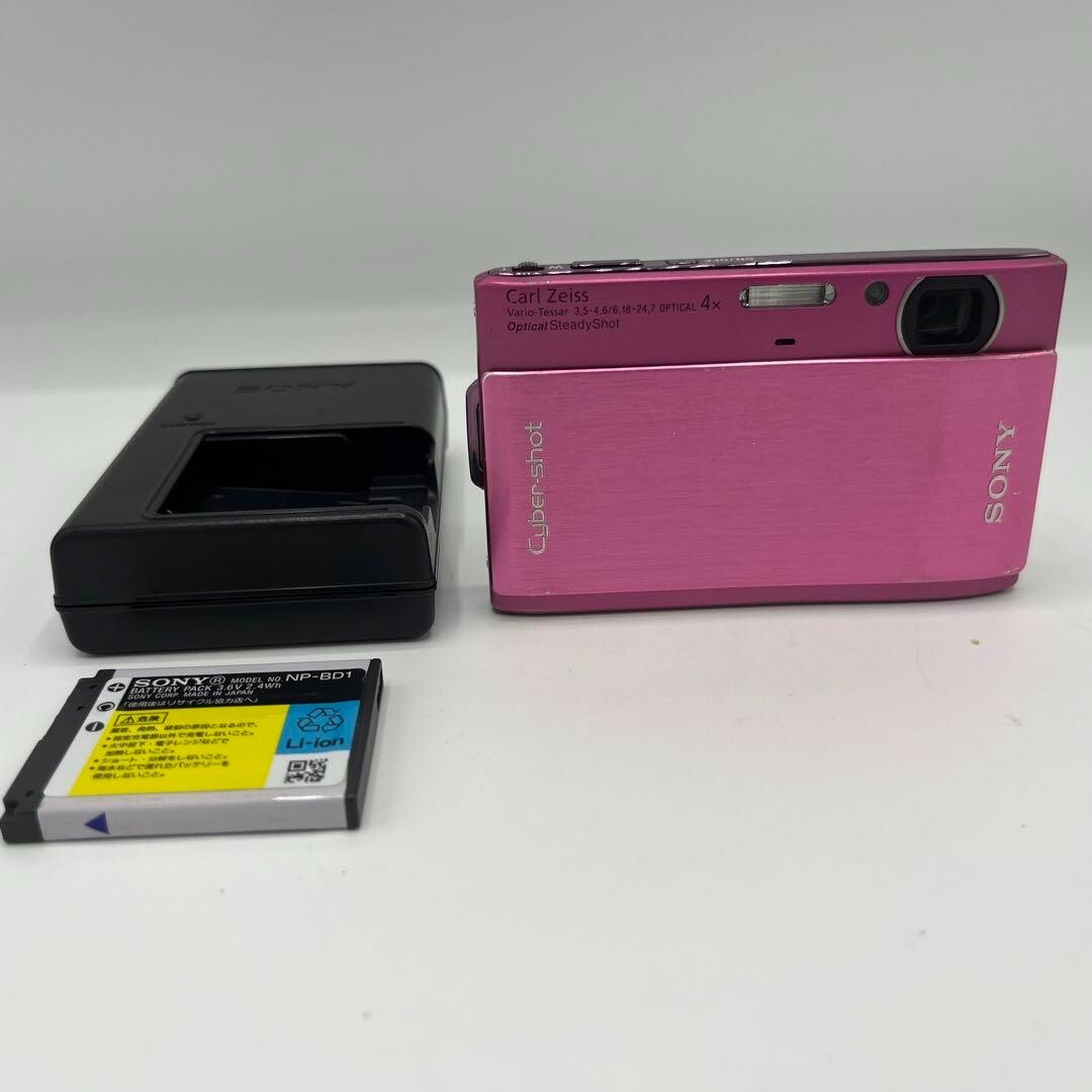 ✨動作良好✨ ソニー Cyber shot DSC-TX1 ピンク 防水 箱付き 良品