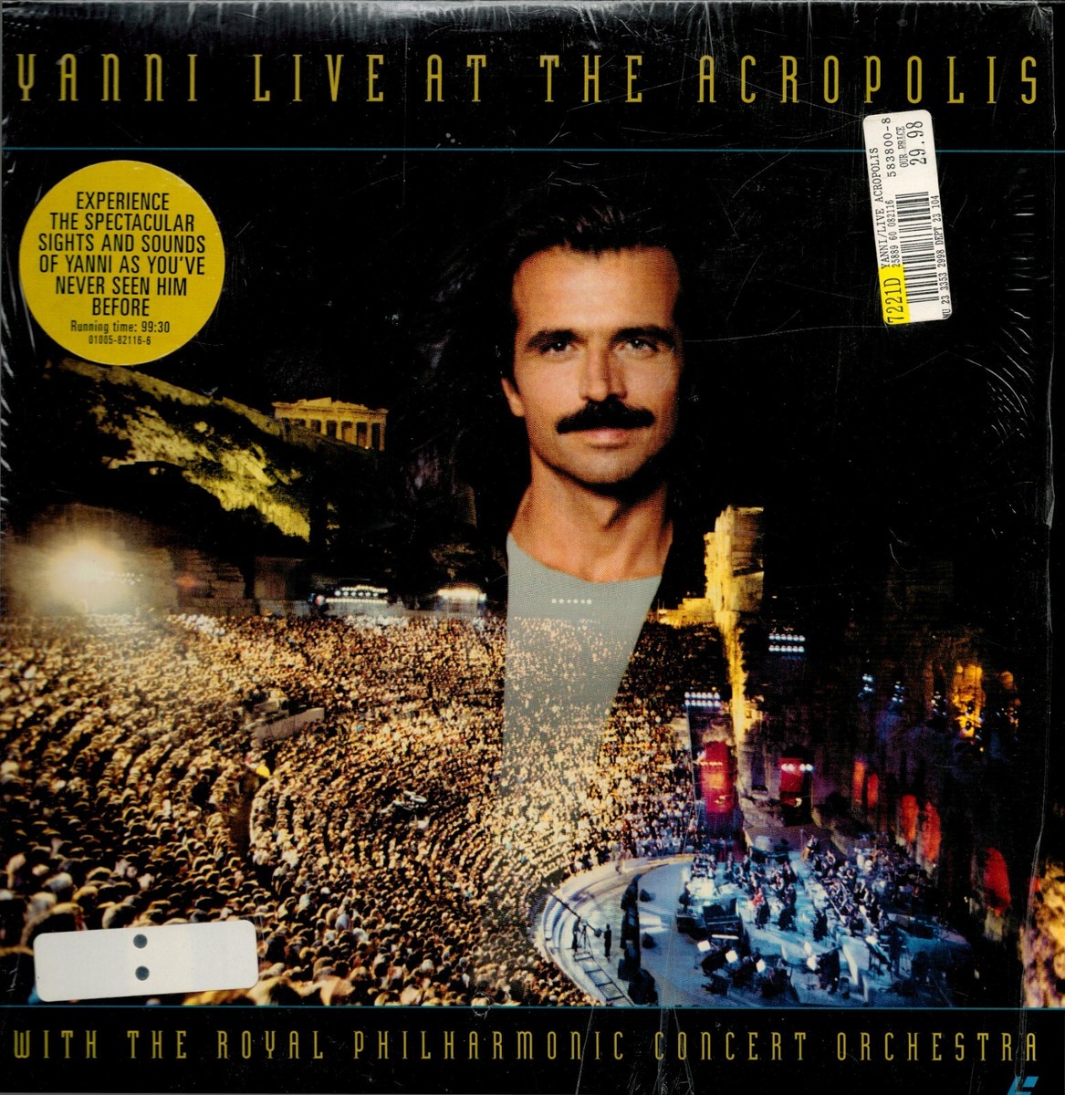 Yanni: Live at the Acropolis With the Royal Philarmonic LASERDISC