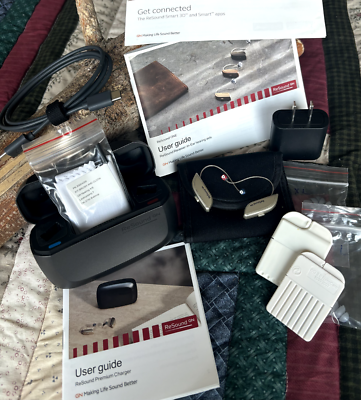 ReSound HI, (RT961-DRWC) RIC Rechargeable, BlueTooth, Champagne