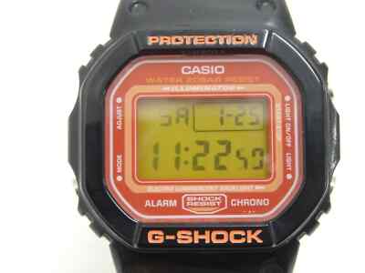 Casio G-Shock 1545 DW-5600CS Digital Watch Black Orange From Japan