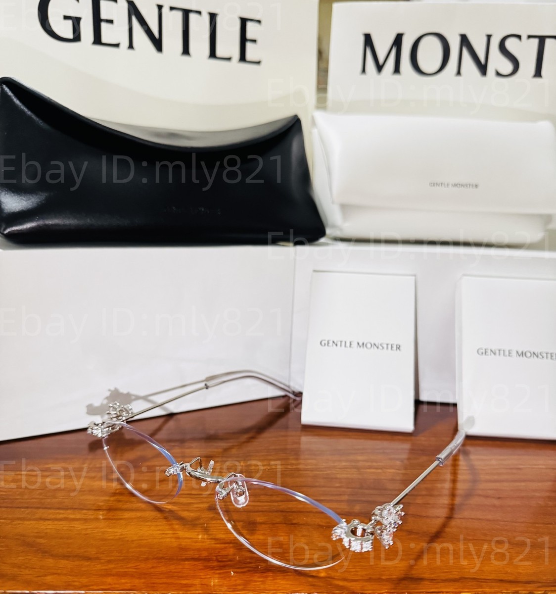GentleMonster Sunglasses Jewelry - ORORA 02 Silver Frame Clear