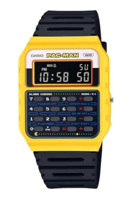 Casio Classic PAC-MAN Watch CA-53WPC-1BJR Yellow Digital Men's