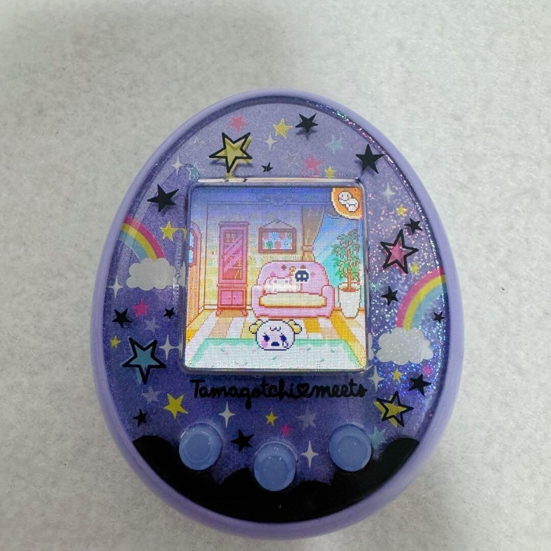 Bandai Tamagotchi Meets Magical Version Purple Japan Used Tested