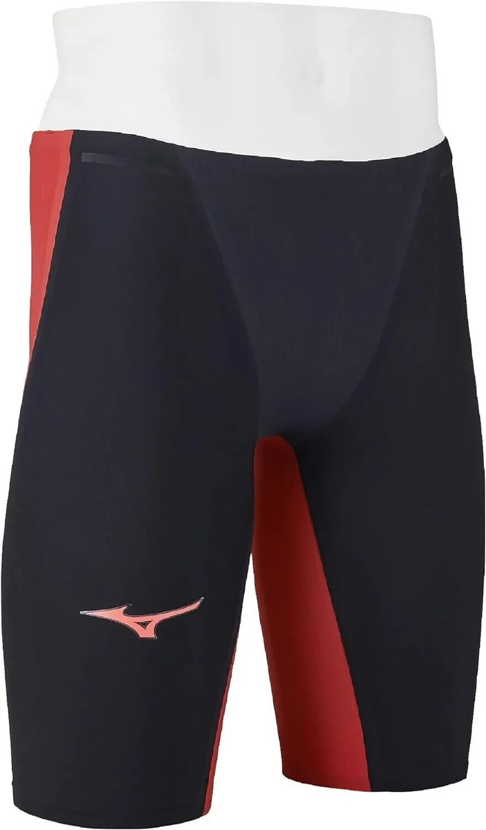 MIZUNO GX SONIC 6 NV N2MBA501 96 Black x Red Competitive Swimwear