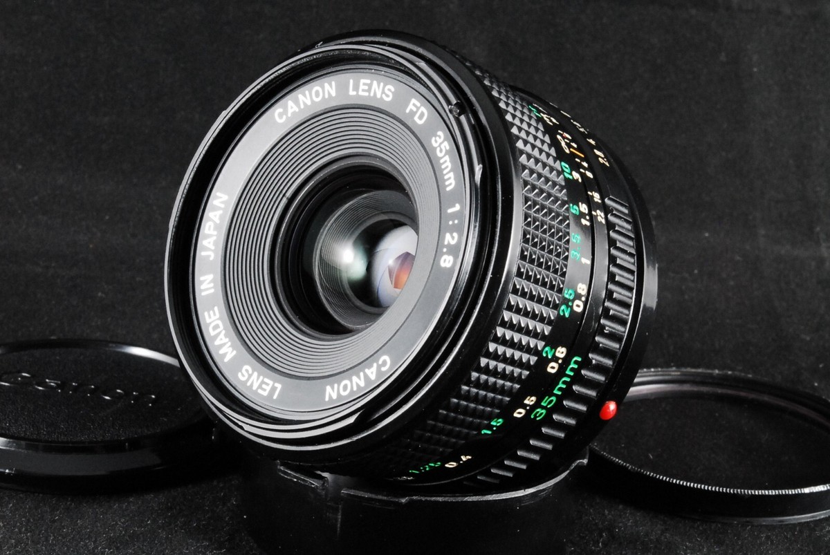 Mint】Canon NEW FD 35mm f2.8 Wide Angle MF NFD Lens for A-1 AE-1 F