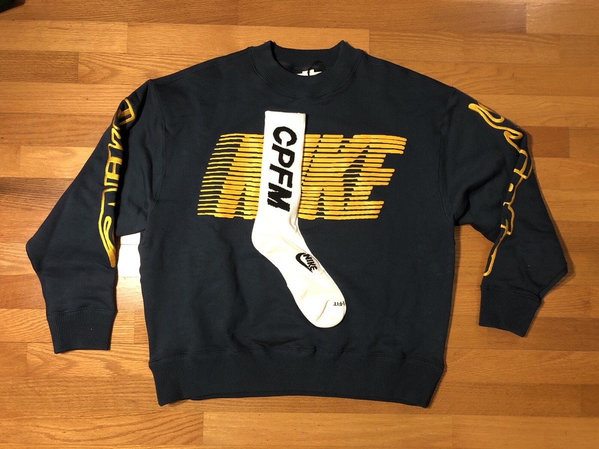 New M Nike Air CPFM Cactus Plant Flea Market Crewneck Sock Sweater