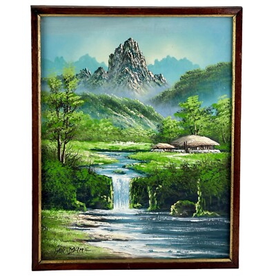 絵画 Mountain waterfall 絵画 Mountain waterfall 絵画 Mountain