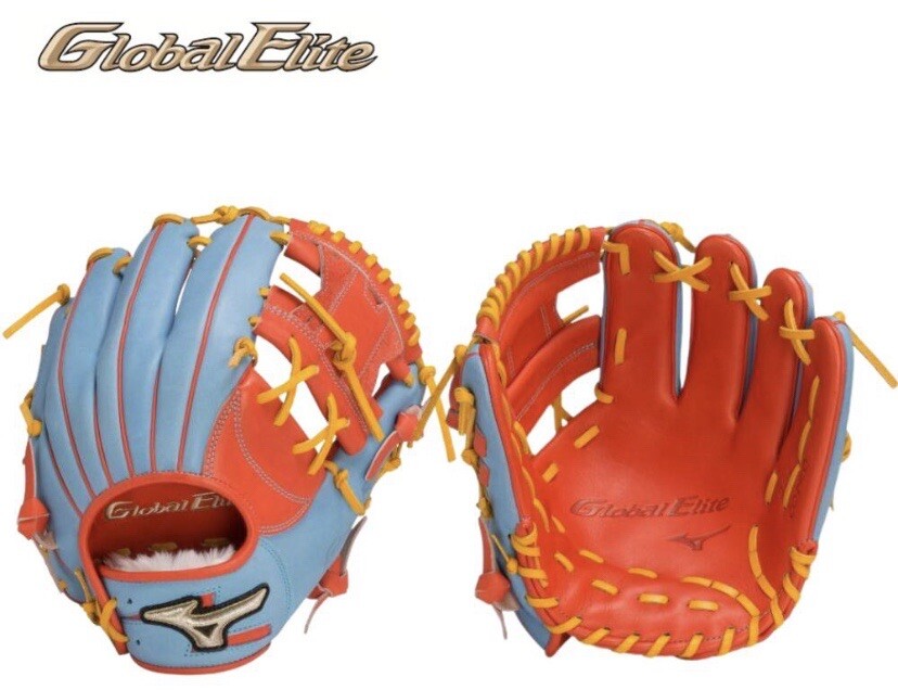 Mizuno Baseball Glove Global Elite Infinity Neo LH Infield Orange
