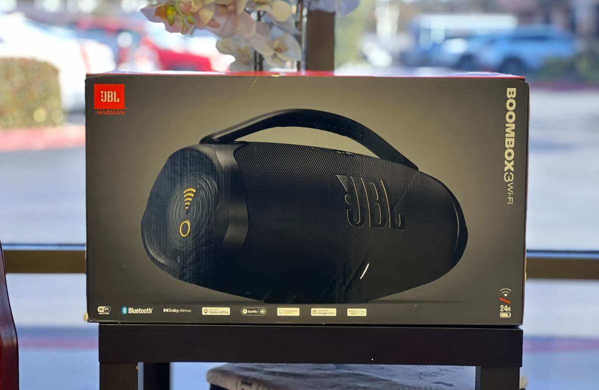 JBL Boombox 3 WiFi Portable Bluetooth Speaker Powerful Sound