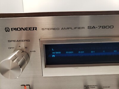 Pioneer SA-7800 Stereo Amplifier Receiver Non Switching Amp