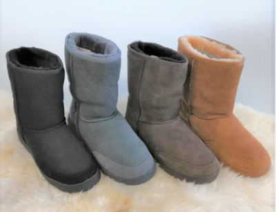 UGG 3/4 Rubber Grip-sole Unisex Australian shearling Sheepskins