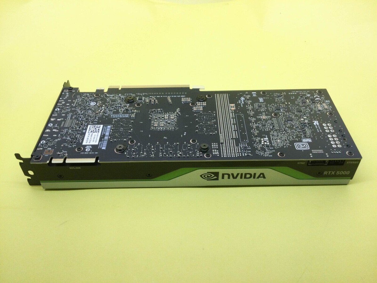 NVIDIA Quadro RTX 5000 16GB GDDR6 PCIe 3.0 x16 Graphic Card | eBay
