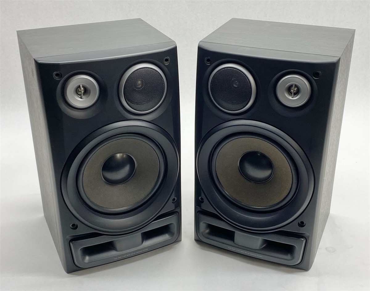 AIWA SX-Z26 Twin Duct 3-Way Reflect Speaker System Pair *Missing