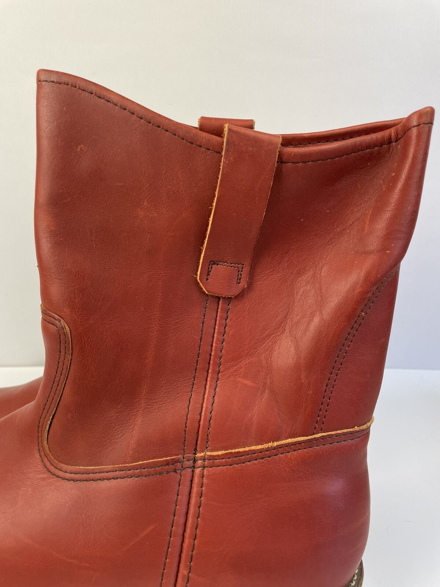 Red Wing Irish Setter 866 PECOS Traction Tred Pull On Leather Work