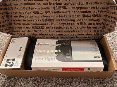 Valve Steam Deck OLED 1TB Handheld Console | Black/Red | Wi-Fi