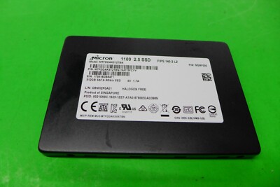 Micron SSD Solid State 1100 512GB 2.5-in SATA 6Gb/s MTFDDAK512TBN