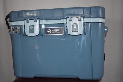 Magellan Outdoors Pro Explore Icebox 25 Qt Hard Cooler Dark Blue