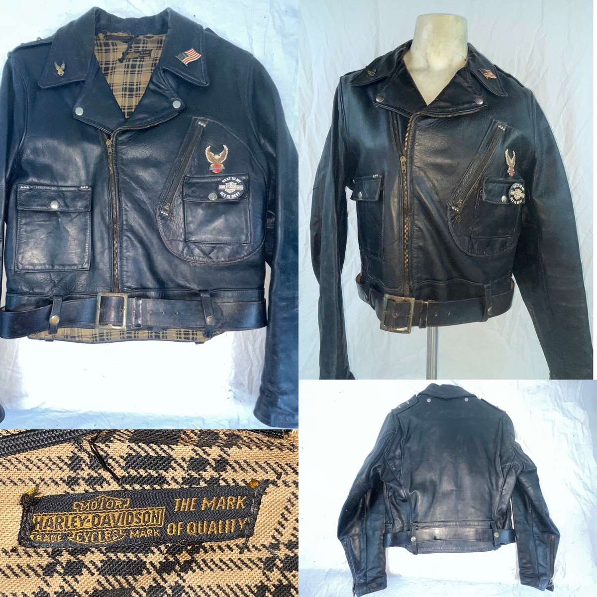 VTG 40S 50S M HARLEY DAVIDSON MOTORCYCLE CYCLE CHAMP HORSEHIDE