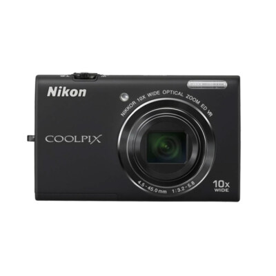 Black Nikon COOLPIX S6200 16.0MP Digital Camera 10 x Zoom | eBay