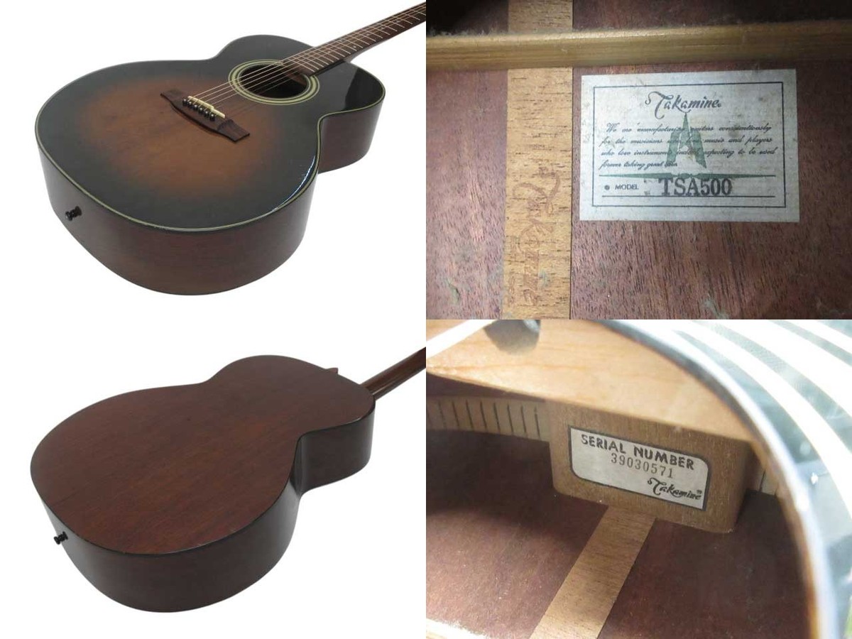 Takamine TSA500 Acoustic Guitar MIJ Japan Vintage Dreadnought