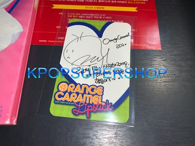 Orange Caramel 1st Album Lipstick CD Photobook Good OOP Rare OOP