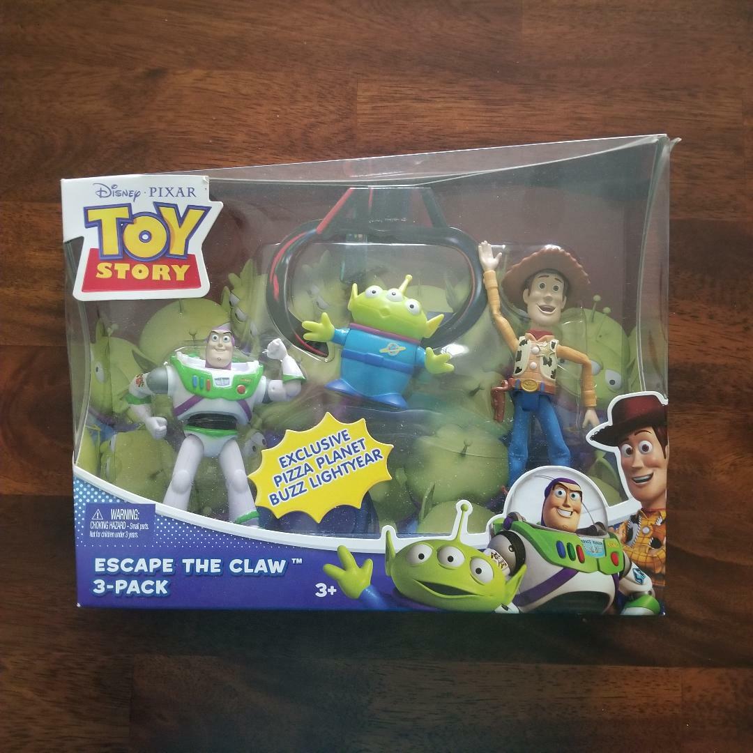 Toy Story Escape The Claw 3-Pack ~ Disney Pixar Kids Toy Set