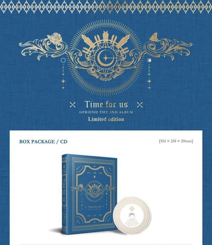Gfriend - Time For Us 2nd Album LIMITED Ver. Brand New & Sealed