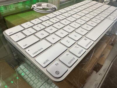 Genuine Apple Magic Keyboard w/ Touch ID White / Silver A2449