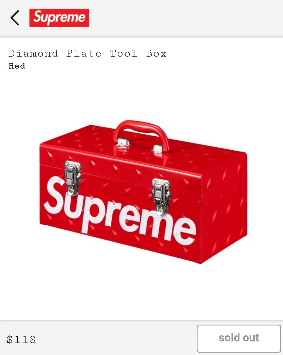 Supreme Diamond Plate Toolbox Tool Box | eBay