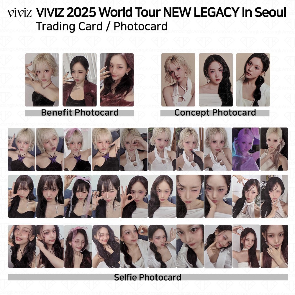 VIVIZ 2025 World Tour NEW LEGACY in Seoul Trading Card Benefit