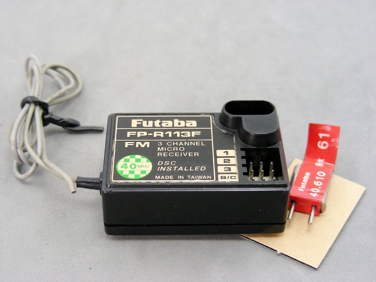 Vintage Futaba 40MHz FM FP-R113F 3Ch Micro Receiver for 3PDF 3VCS