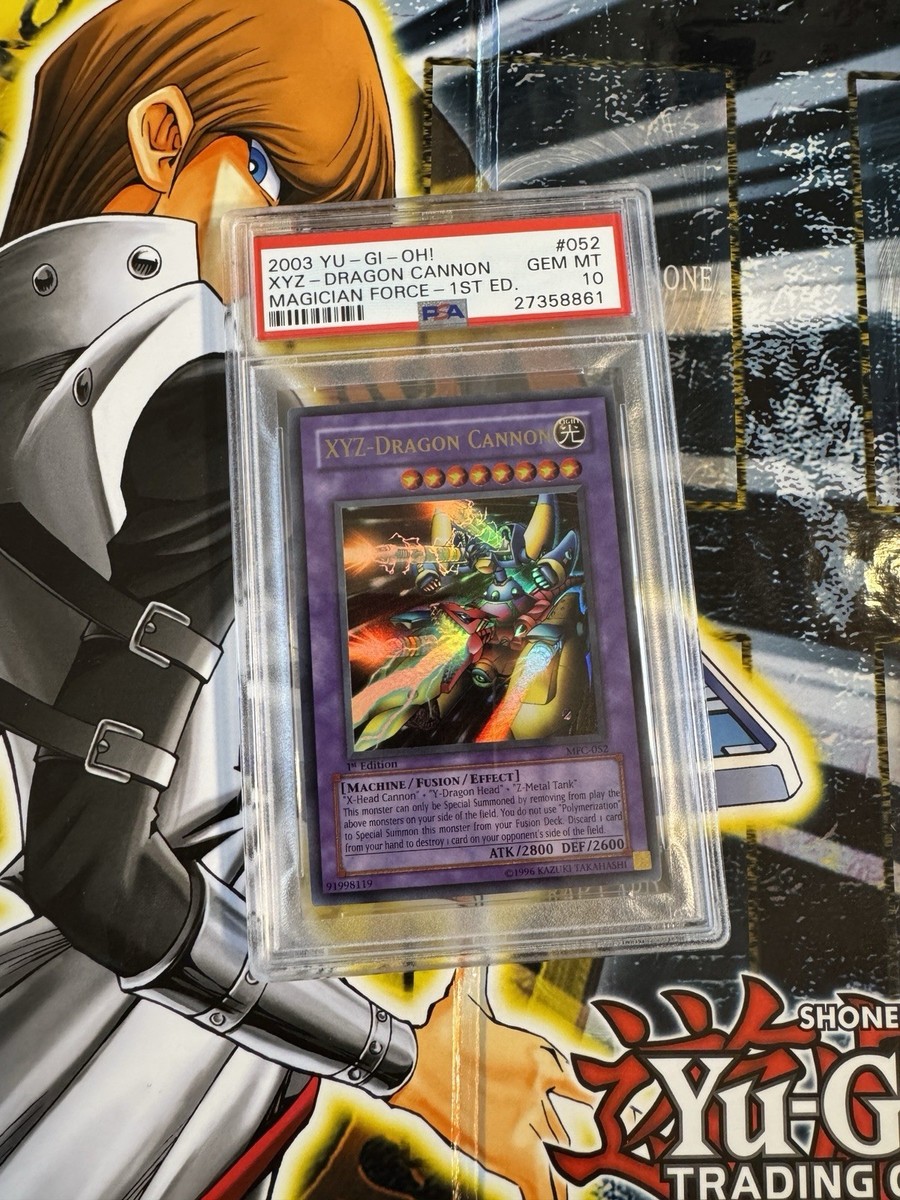 YUGIOH | XYZ-Dragon Cannon 1st Ed - PSA 10 (MFC-052) Ultra Rare | eBay