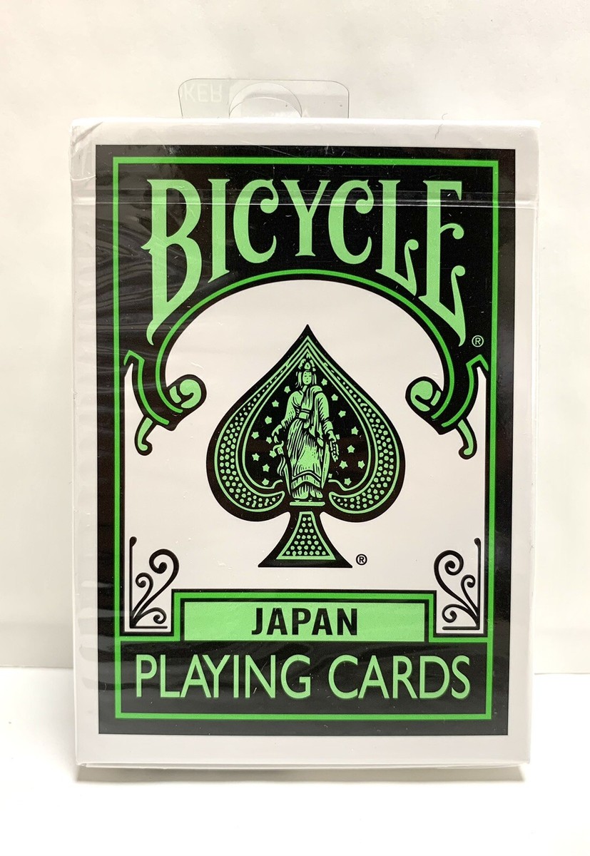 Bicycle Playing Cards Black Green Deck Japan Limited / Trump