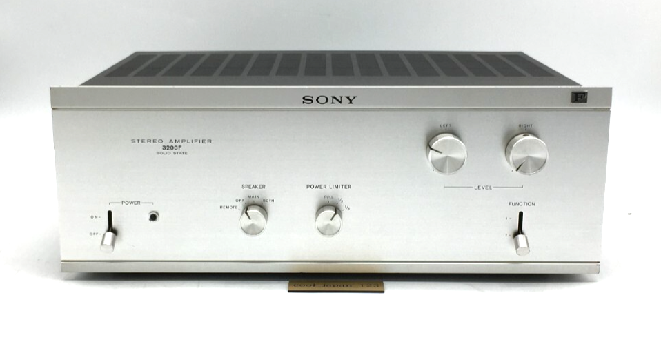 Sony TA-3200F Stereo Power Amplifier Serviced & Tested Vintage
