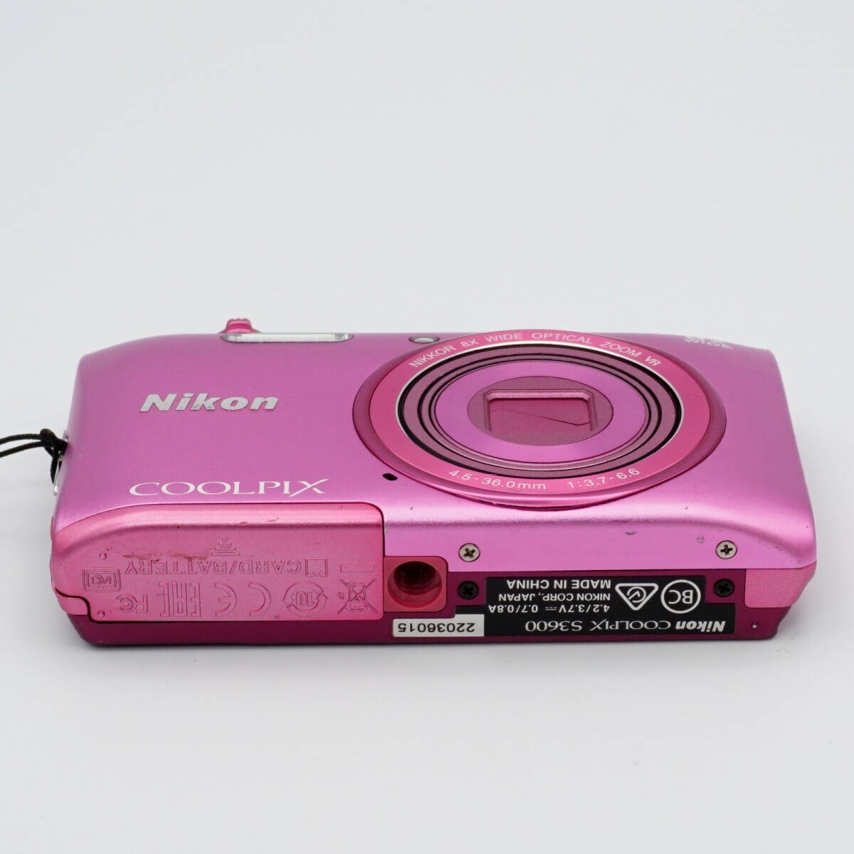Nikon COOLPIX S3600 pink 20.0MP Digital Camera from japan | eBay
