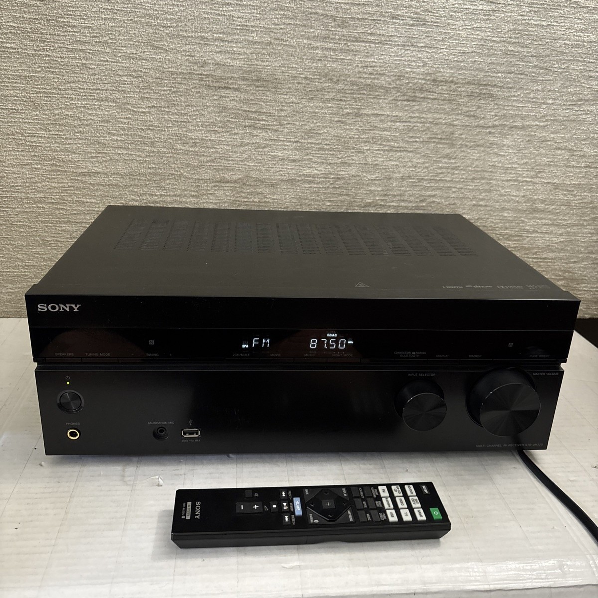 Sony STR-DH770 Multi Channel AV Receiver Home Theater Bluetooth 4K