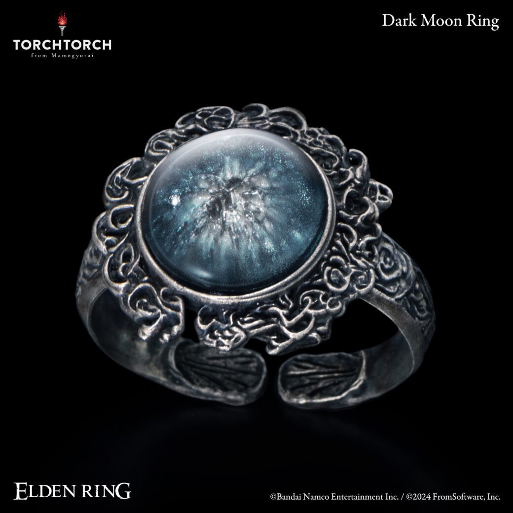 Dark Moon Ring ELDEN RING x TORCH TORCH Official Silver Accessory