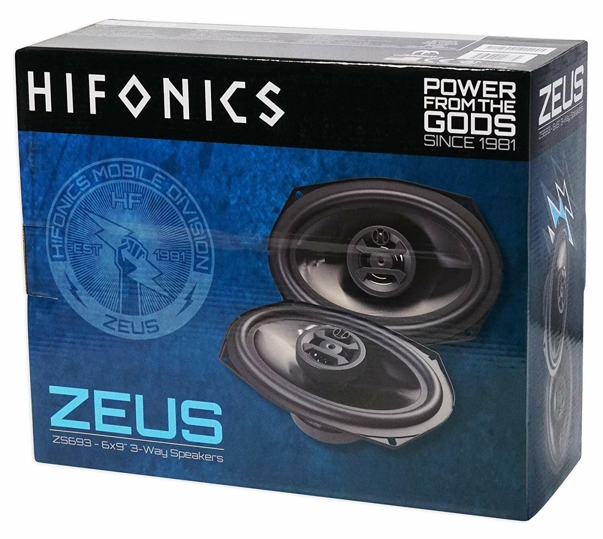 6x9 Car Speakers Hifonics ZS693 ZEUS 6×9 Inch Coaxial Speakers