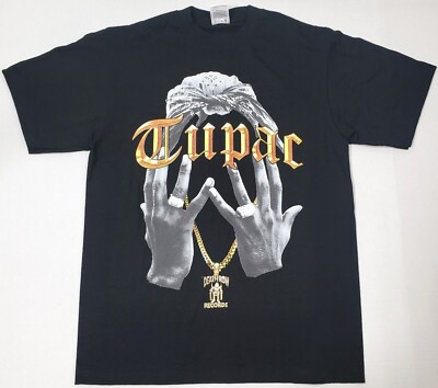 Tupac Shakur T-shirt 2Pac West Coast Hip Hop Rap Urban Streetwear