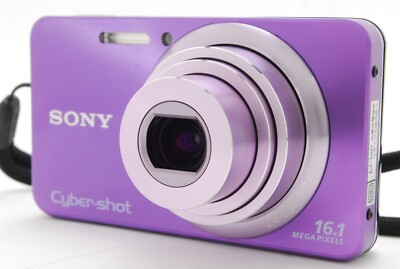 SONY Cyber Shot DSC-W570 violet purple Digital Camera 85-90% New