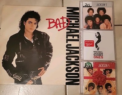 Michael Jackson Bad LP Epic OE 40600 Includes 3 CD's See All