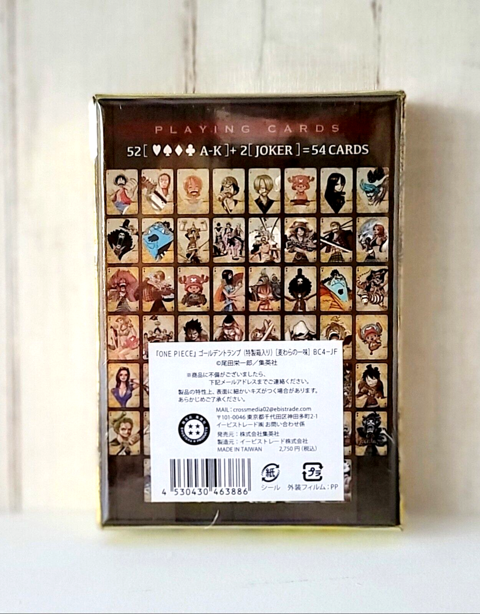 One Piece Golden Playing Cards/Trump/2024 Japan Jump Shop Limited
