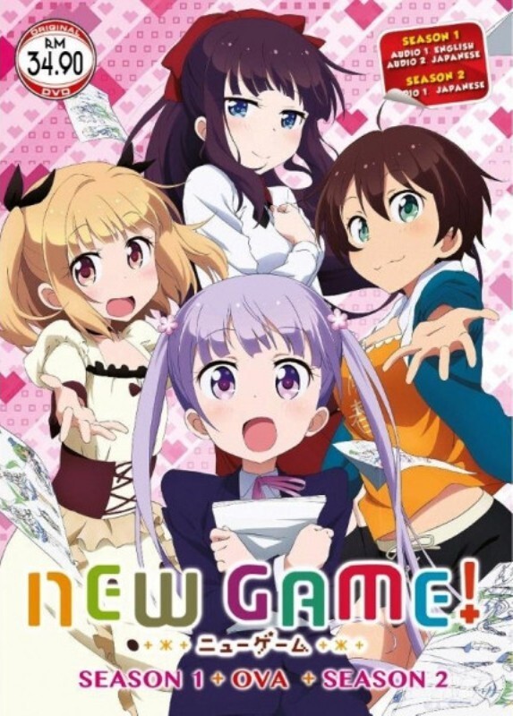 New Game Season 1-2 + OVA Japanese Anime DVD English Sub Free Ship