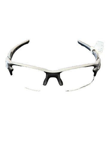 Oakley Pro M Frame Red Clear Hybrid Vented Lens Silver Icons Non