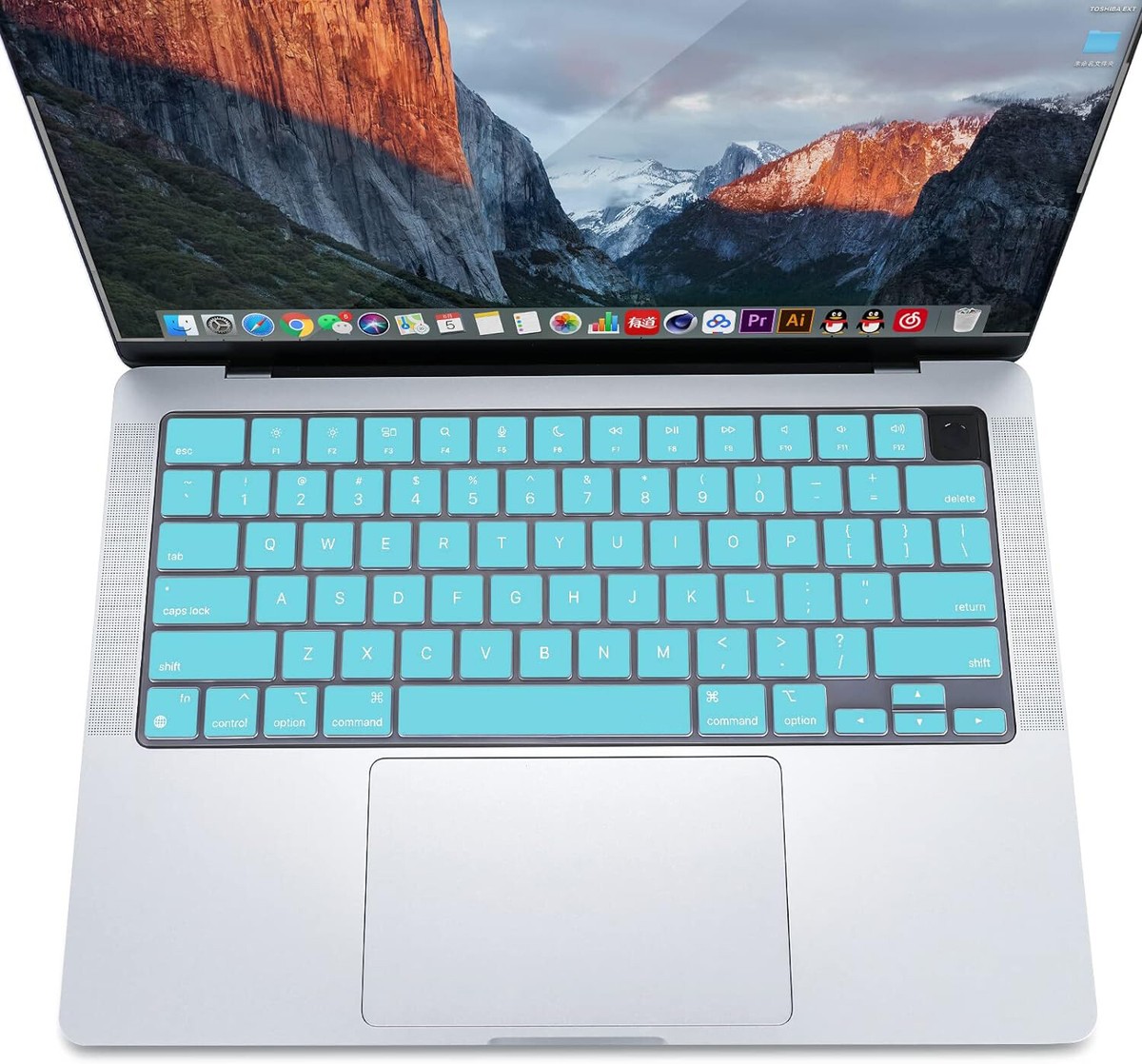 Soft Silicone Keyboard Cover Skin for MacBook Pro 14 16 2023-2021