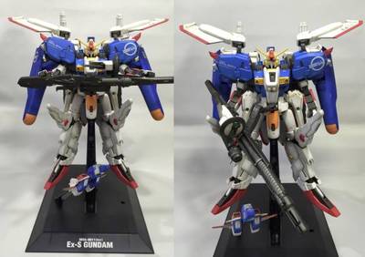 BUILT & PAINTED 1/100 MG MSA-0011(Ext) Ex-S GUNDAM Model Kit