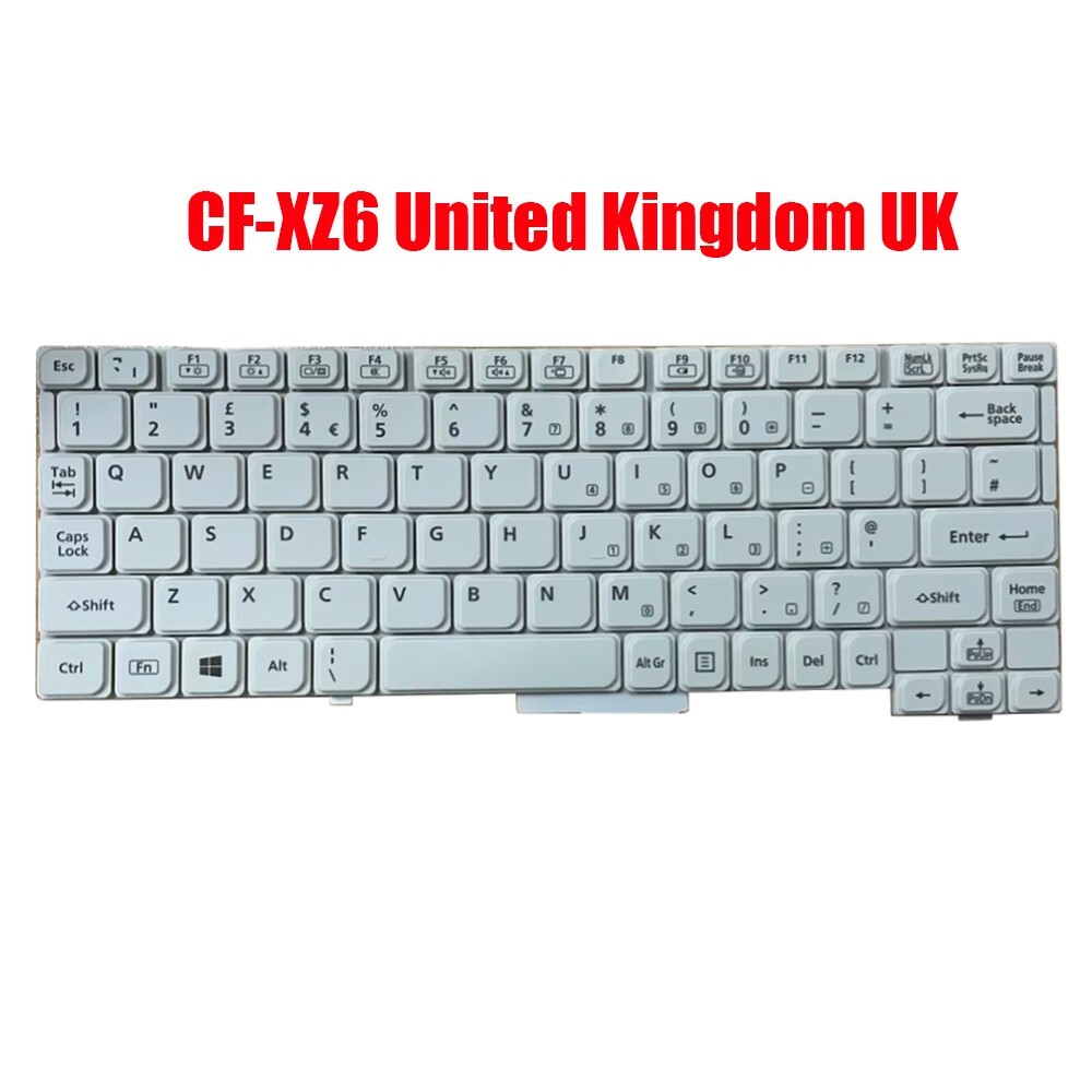 UK Keyboard For Panasonic Let's note CF-XZ6 HMB8360CPA10 01A