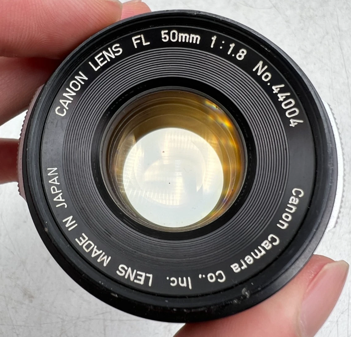 Canon f/1.8 Camera Lenses FL 50mm Focal for sale - eBay