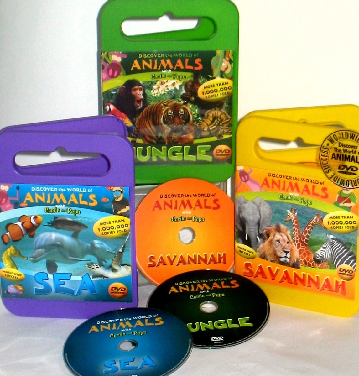 Discover World of Animals 3 DVD Set $45 NEW! EDU, Learn,Sea