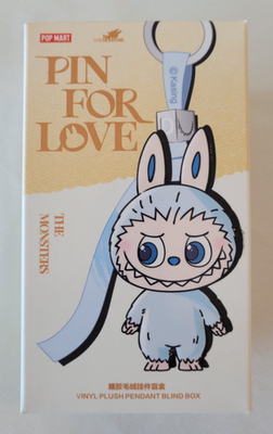 Authentic POP MART - Labubu V4 Pin For Love A-M (Choose Letter